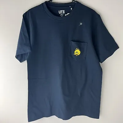 Buy Uniqlo X Kaws Sesame Street Size XS Navy Short Sleeved T-shirt BNWT • 24.99£