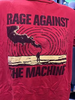 Buy Rage Against The Machine Band Authentic Tour Exclusive T Shirt Size L • 24.08£