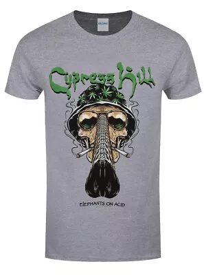 Buy Officially Licensed Cypress Hill Fear And Loathing Mens Grey T Shirt Classic Tee • 16.95£