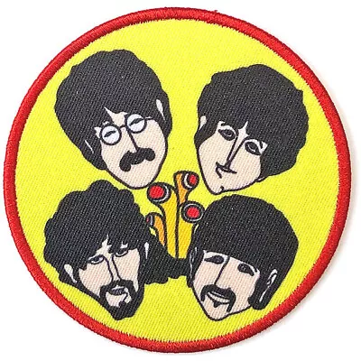 Buy THE BEATLES Yellow Submarine Heads : Woven IRON-ON PATCH Official Merch • 4.29£