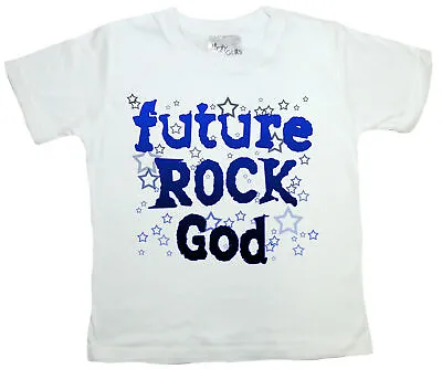 Buy Baby Rock T-Shirt  Future Rock God  Boy's Metal Alternative Rock Music Tee • 10.95£