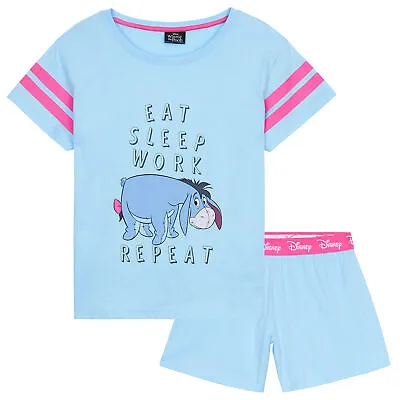 Buy Disney Eeyore Womens Pyjamas Short PJs For Women • 13.49£