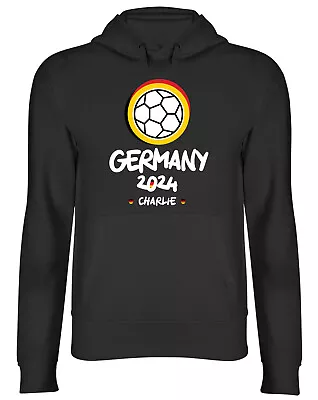Buy Personalised Germany 2024 Hoodie Mens Womens Football Soccer Supporter Fan Top • 17.99£