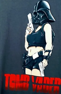 Buy Gildan Medium Star Wars Darth Vader Tshirt Pin Up Assassin Tomb Vader Movie Tee • 6£