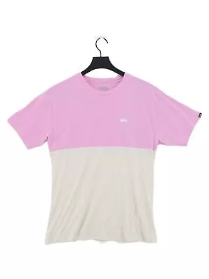 Buy Vans Men's T-Shirt M Pink 100% Cotton Basic • 11.90£