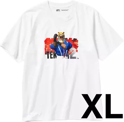 Buy UNIQLO UT Fighting Game Legends TEKKEN King T-shirt White Size XL Cotton New • 36.13£
