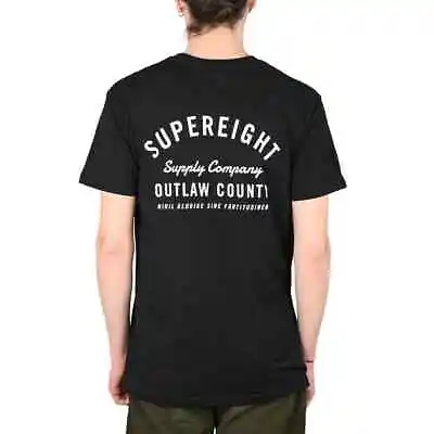 Buy Supereight Supply Co Outlaw S/S T-Shirt - Black • 19.99£