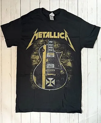 Buy Official Metallica James Hetfield Iron Cross Guitar T-Shirt Licens • 15.95£
