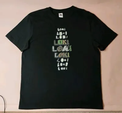 Buy Disney Store Black Cotton Loki T-Shirt Size Large L • 18.50£