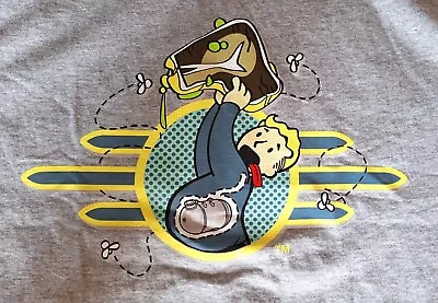 Buy New Exclusive Fallout Glow In The Dark Iron Stomach Perk T-Shirt Adult Small • 10£