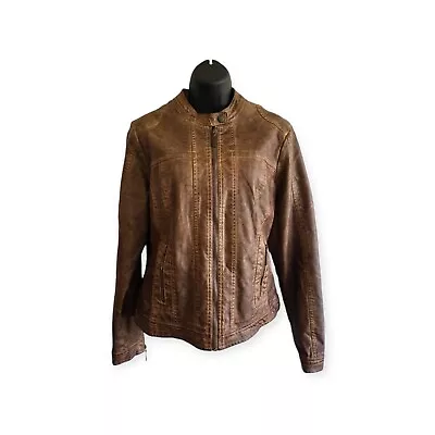 Buy Urbanology Long Sleeve Zip Jacket Women Large Light Brown • 19.21£