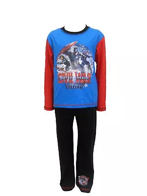 Buy Marvel Avengers Captain America Civil War Boy's Pyjamas 7-8 Years • 7.99£