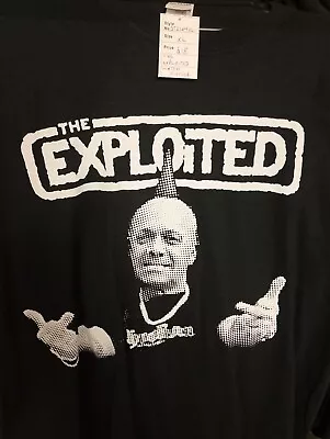 Buy The Exploited Wattie Finger Tshirt-extra Large Xl Rock Metal Thrash Death Punk • 12£