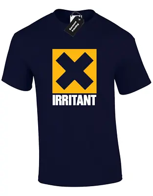 Buy Irritant Mens T Shirt Funny Design Classic Retro Comedy Joke Top New Humour Gift • 7.99£