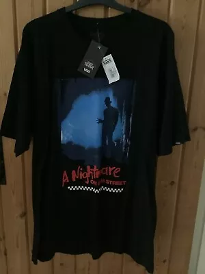 Buy Vans Nightmare On Elm Street T-shirt XL NEW • 49.99£