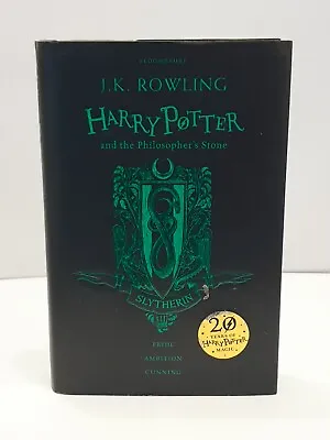 Buy Harry Potter & The Philosopher’s Stone 20th Anniv Slytherin Ed HB Black Used • 7.50£