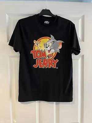 Buy Tom & Jerry Mens Official T-Shirt - Black - Size XS Adults Fit A Teenager • 2£