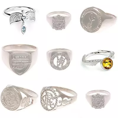 Buy Sterling Silver Ring Official Football Club Crest Merch Premier League • 29.81£
