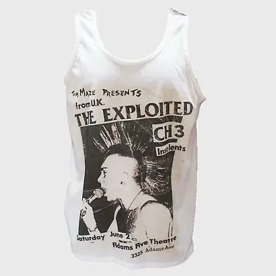 Buy The Exploited Punk Rock Hardcore T-shirt Sleeveless Unisex Vest Tank Top S-3XL • 14.99£