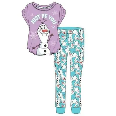 Buy Disney Pyjamas Olaf Frozen Pyjamas Womens 8 10 12 14 16 18 20 22 Ladies • 14.90£