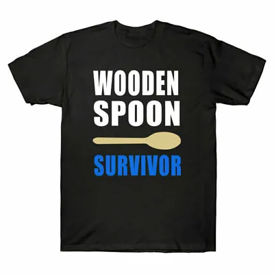 Buy Wooden Tee T-Shirt Discipline Men's Sleeve Spoon Spanking Funny Short Survivor • 12.98£
