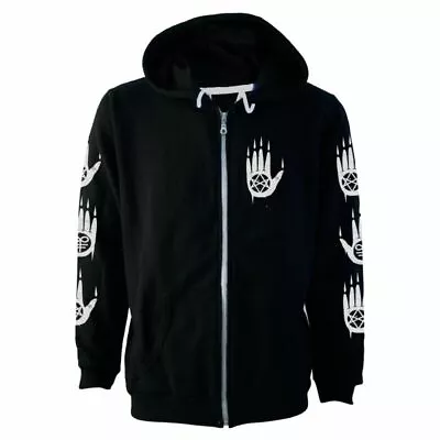 Buy Darkside - PENTAGRAM BAPHOMET - Mens Hooded Zip-Up Sweater / Occult, Rock, Metal • 44.95£