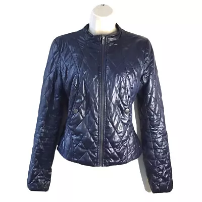Buy H&M Fitted Fully Zipped Lightweight Jacket UK 10 E38 Quilted With Pockets • 12£