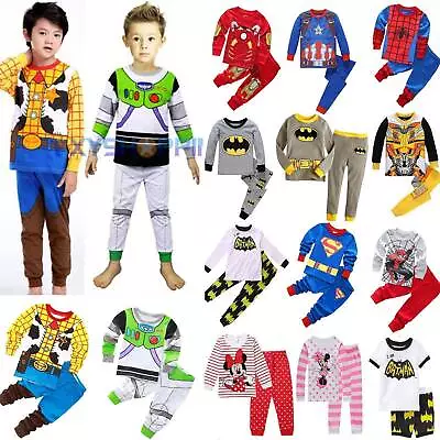 Buy Baby Kids Boys Girls Pyjamas Dress Up Cosplay Costume Outfit Set 6 Months-8Years • 12.16£