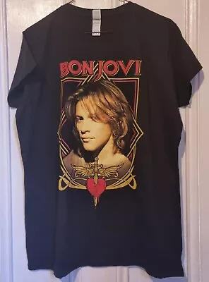 Buy Bon Jovi Ladies Tour T Shirt Size 2xl Used • 7.99£