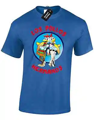 Buy Los Pollos Hermanos Mens T Shirt Tv Show Slogan Chicken Gus Jesse Gift Gents • 7.99£