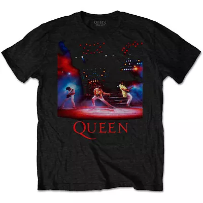 Buy Queen Freddie Mercury Live Performance Official Tee T-Shirt Mens • 15.99£
