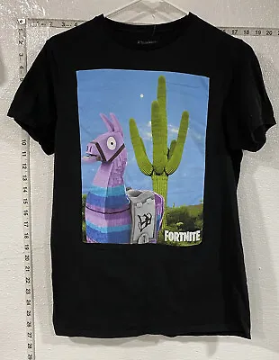 Buy Llama Cactus Battle Royale Fortnite T Shirt Boys Size Small Epic Games • 2£