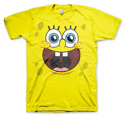 Buy Officially Licensed Sponge Bob Squarepants- Happy Face Men's T-Shirt S-XXL Sizes • 20.56£