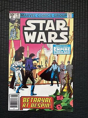 Buy Star Wars # 43🔥🔥🔥Beautiful Newsstand Copy! 1981 1st LANDO MCU! • 23.67£