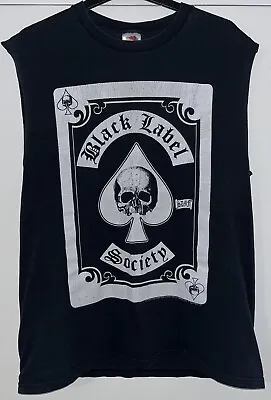 Buy Black Label Society ‘Dealin’ Death’ Sleeveless T-Shirt, Black, Men’s Medium • 19.99£