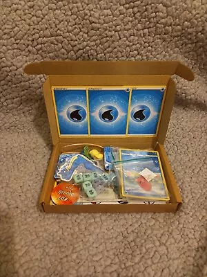 Buy Pokemon 💧 WATER Box Of Merch, Cards Etc. Sealed Pack, Toys, Coins, Magnets Etc • 14.50£