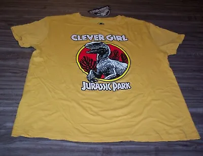 Buy WOMEN'S TEEN JURASSIC PARK Clever Girl Raptor Dinosaur T-shirt  LARGE NEW W/ TAG • 19.30£