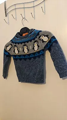 Buy Boys Penguins Christmas Jumper Age 3-4 By Mountain Warehouse  • 3.99£