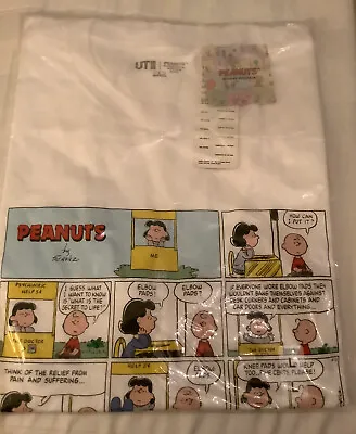 Buy Uniqlo X Peanuts T Shirt Size Large  • 28.95£