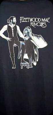 Buy Fleetwood Mac RUMOURS Graphic Black Short Sleeve Large T-Shirt Preowned • 12.05£
