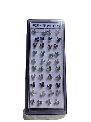 Buy 20 Pairs Mickey Mouse Earrings. BN • 3.99£