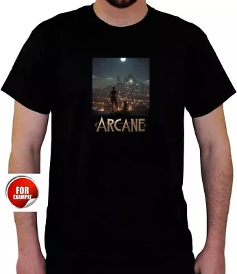 Buy T Shirts Mens Xl League Of Legends  Arcane Jinx And Vi Famous Picture • 12.99£