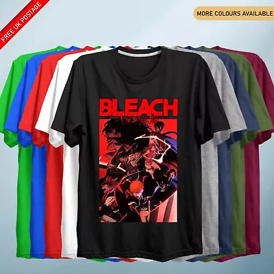 Buy Bleach 2023 Mens Anime Shirt Ichigo Graphic TShirt Anime Gifts Merch Kenpachi • 15.99£
