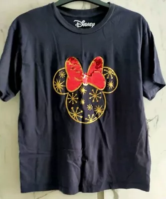 Buy Disney Minnie Mouse Christmas T-shirt Size 8 • 2£