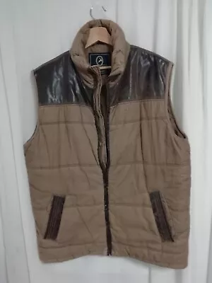Buy P.G. Field Brown Padded Gilet Bodywarmer Jacket Size M Zip Up Hunting Fishing • 24.99£