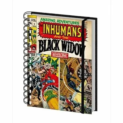 Buy Mavel Comics The Inhumans & Black Widow A5 Journal Notebook - Official Licensed • 2.50£