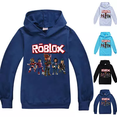 Buy ·Roblox Characters Kids Hoodie Gaming Gamer Hooded Sweatshirt Tee Top Children^ • 11.91£
