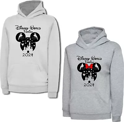 Buy Disney World Florida 2024 Couple Matching Pack Hoodie Mickey Minnie Mouse Top • 22.99£