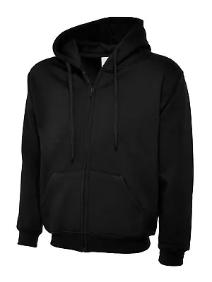 Buy Ladies Loose Fit Zip Up Hoodie Sweatshirt Size 6-26 - WOMENS PLAIN HOODED HOODY • 19.95£