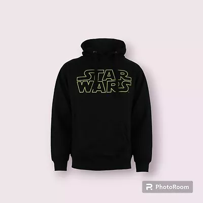Buy Star Wars Black Basic Unisex Print Pullover  Hoodie Size Medium  • 6£
